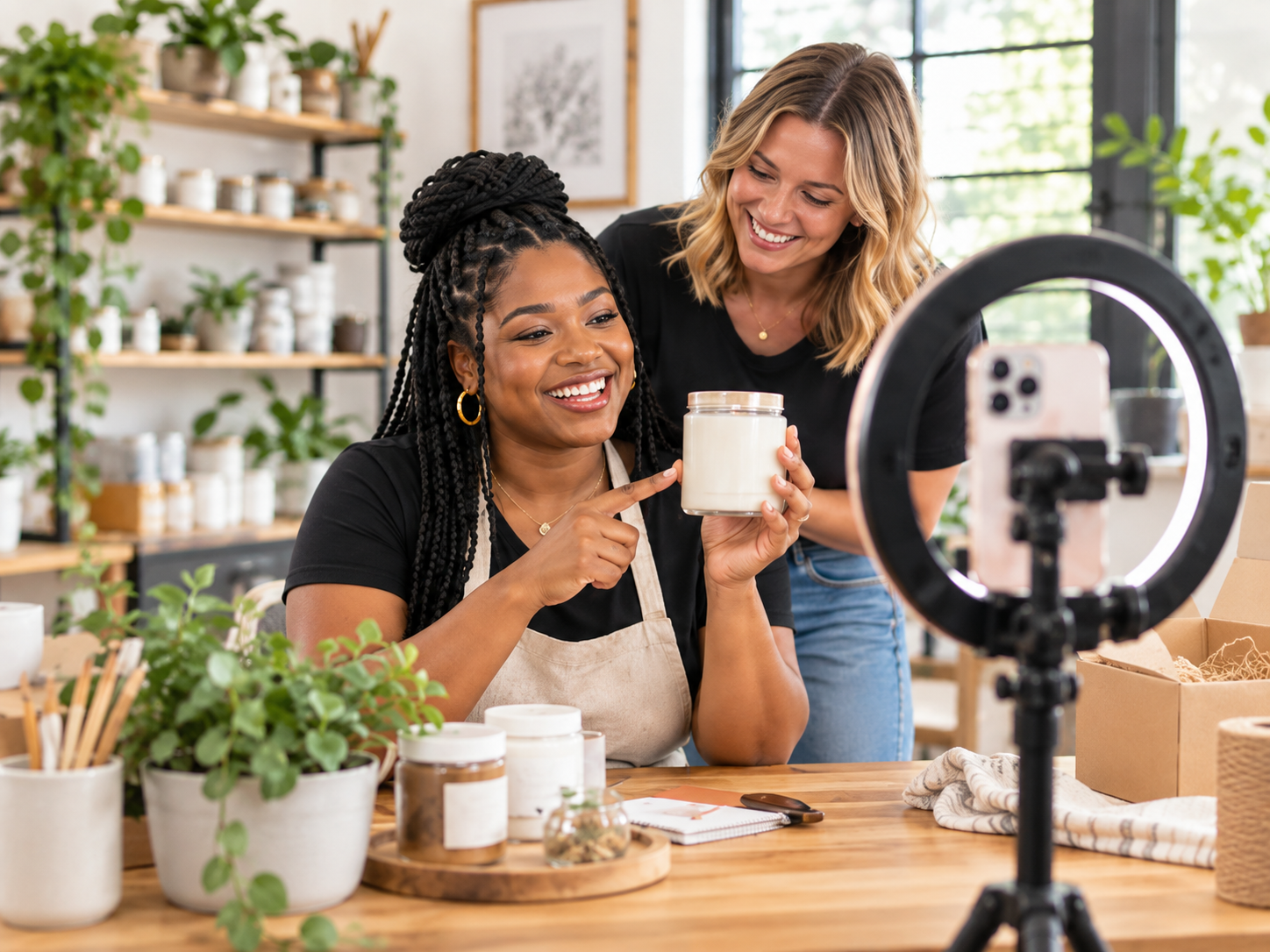 Small business social media content
